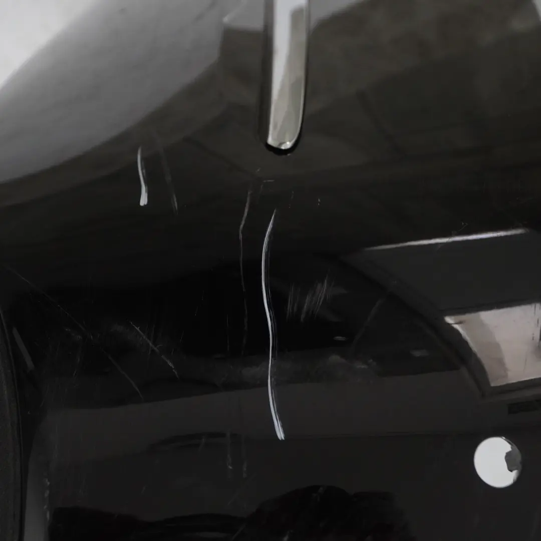 Bumper Saloon Trim Panel Cover Obsidian Black - 197 to Mercedes W212 Rear with Part number A2128858325 Mercedes W212 Rear Bumper Saloon Trim Panel Cover Obsidian Black - 197 - SKU A2128858325-OB - Part number A2128858325