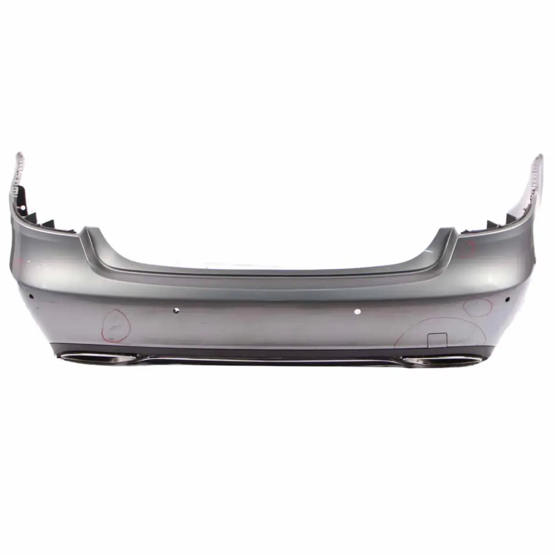 Mercedes W212 Rear Bumper Saloon Trim Panel Cover Palladium Silver Metallic 792 - SKU A2128858325-PAL - Part number A2128858325