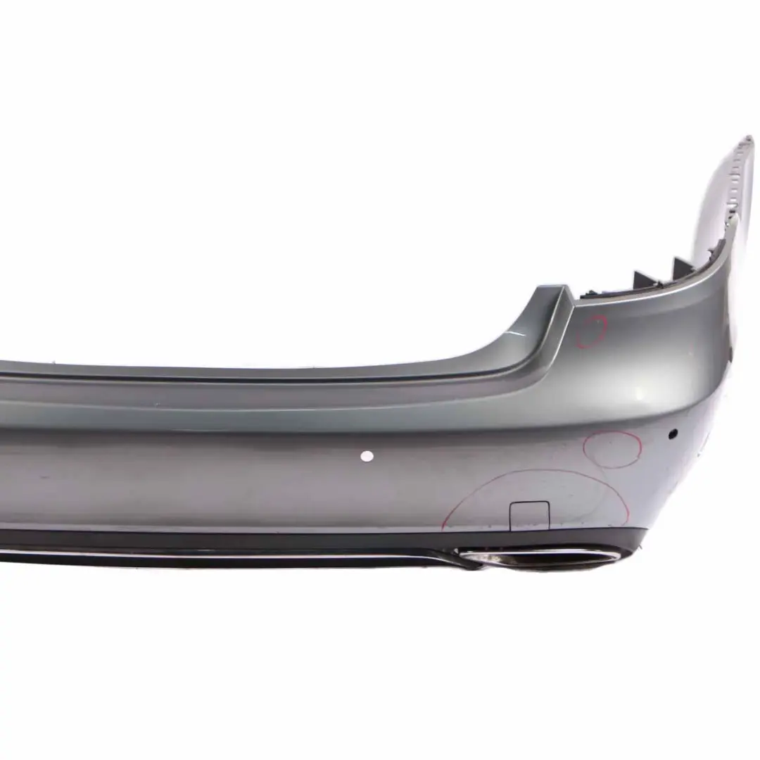 Bumper Saloon Trim Panel Cover Palladium Silver Metallic 792 to Mercedes W212 Rear with Part number A2128858325 Mercedes W212 Rear Bumper Saloon Trim Panel Cover Palladium Silver Metallic 792 - SKU A2128858325-PAL - Part number A2128858325