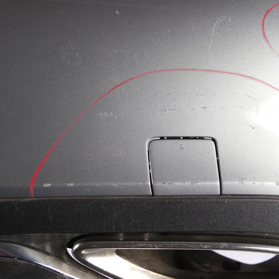 Bumper Saloon Trim Panel Cover Palladium Silver Metallic 792 to Mercedes W212 Rear with Part number A2128858325 Mercedes W212 Rear Bumper Saloon Trim Panel Cover Palladium Silver Metallic 792 - SKU A2128858325-PAL - Part number A2128858325