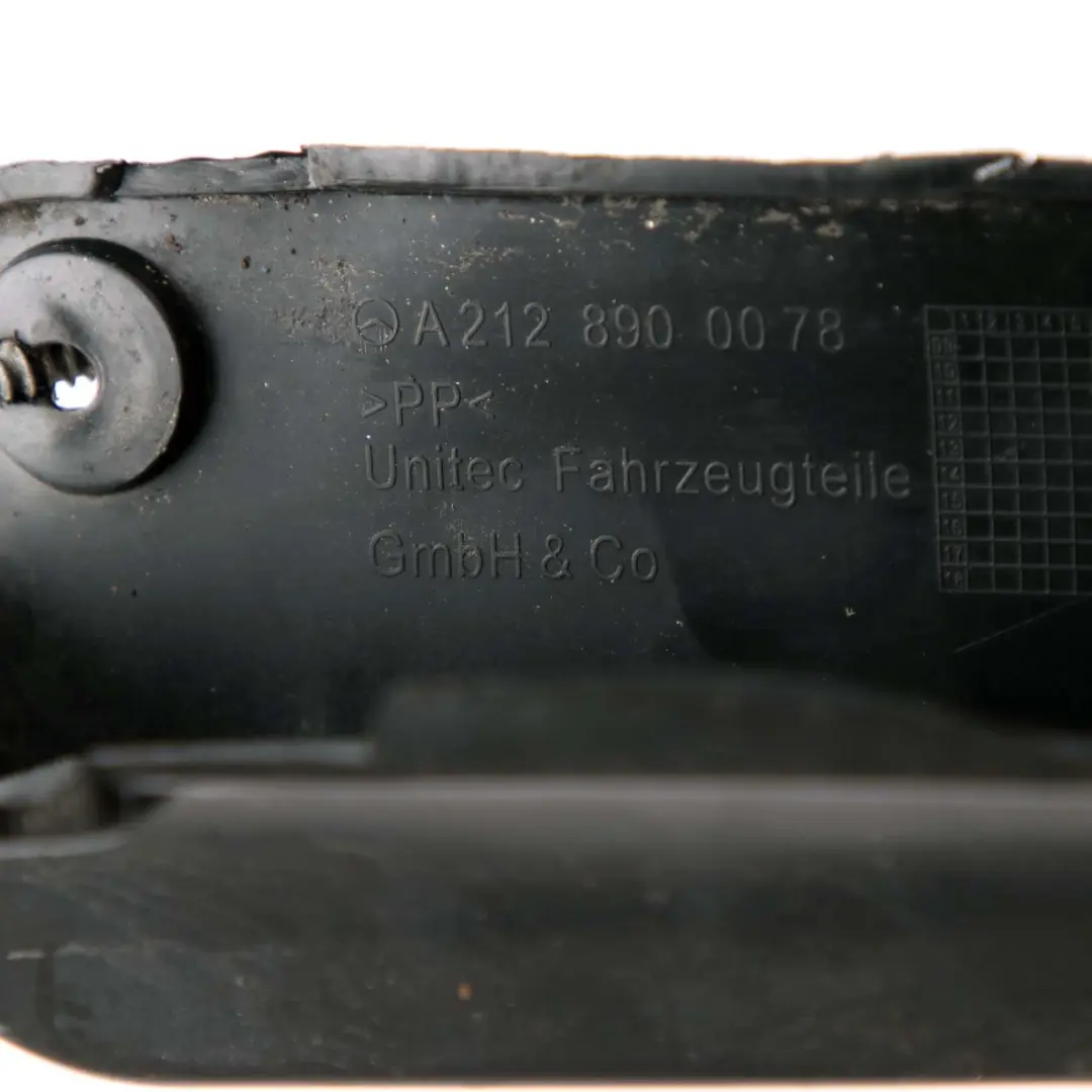 Fender Mud Flap Splash Guard Front to Mercedes W212 with Part number A2128900078 Mercedes W212 Fender Mud Flap Splash Guard Front - SKU A2128900078 - Part number A2128900078