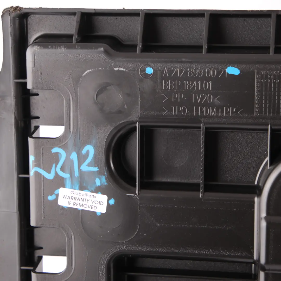 Mercedes W212 Boot Trunk Tray Tool Kit Holder Storage Cover Bracket - SKU A2128990021 - Part number A2128990021