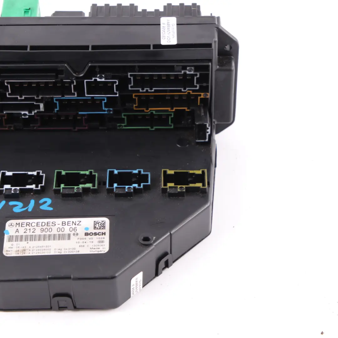 Caja Fusibles Unidad Control Relé Módulo Eléctrico SAM para Mercedes W212 con número de pieza A2129000006 Mercedes W212 Caja Fusibles Unidad Control Relé Módulo Eléctrico SAM - SKU A2129000006 - Número de pieza A2129000006