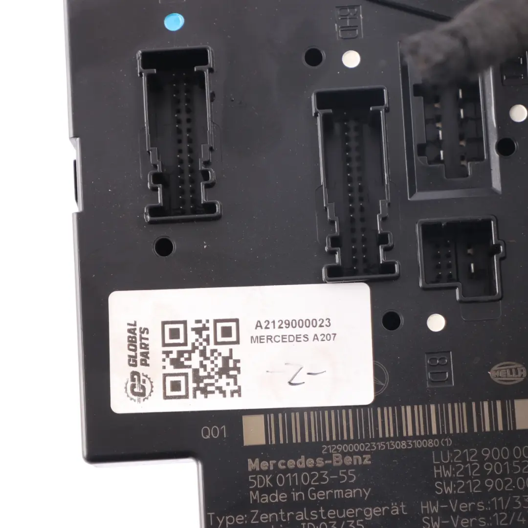 Fuse Box Relay Rear SAM Control Unit Module to Mercedes A207 with Part number A2129000023 Mercedes A207 Fuse Box Relay Rear SAM Control Unit Module - SKU A2129000023 - Part number A2129000023