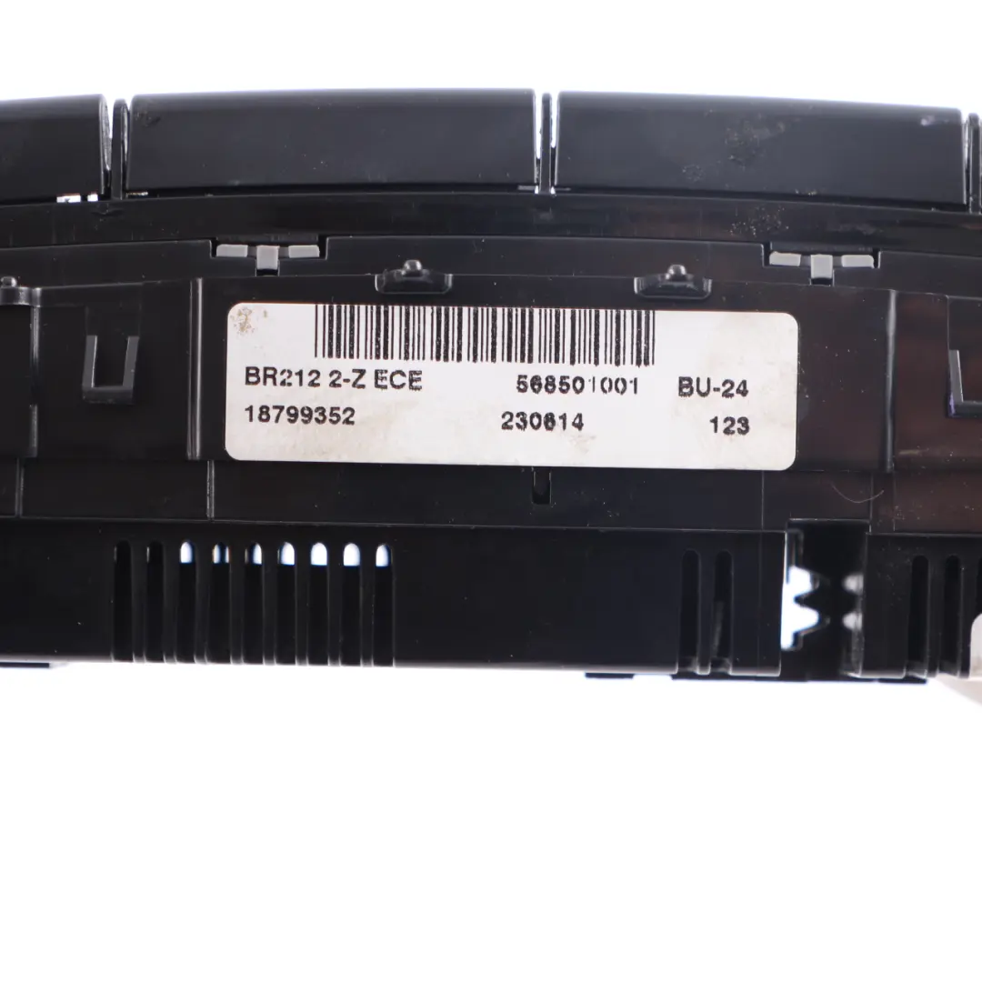 Mercedes W212 Heater Blower Air Conditioning Control Panel Switch - SKU A2129000128 - Part number A2129000128