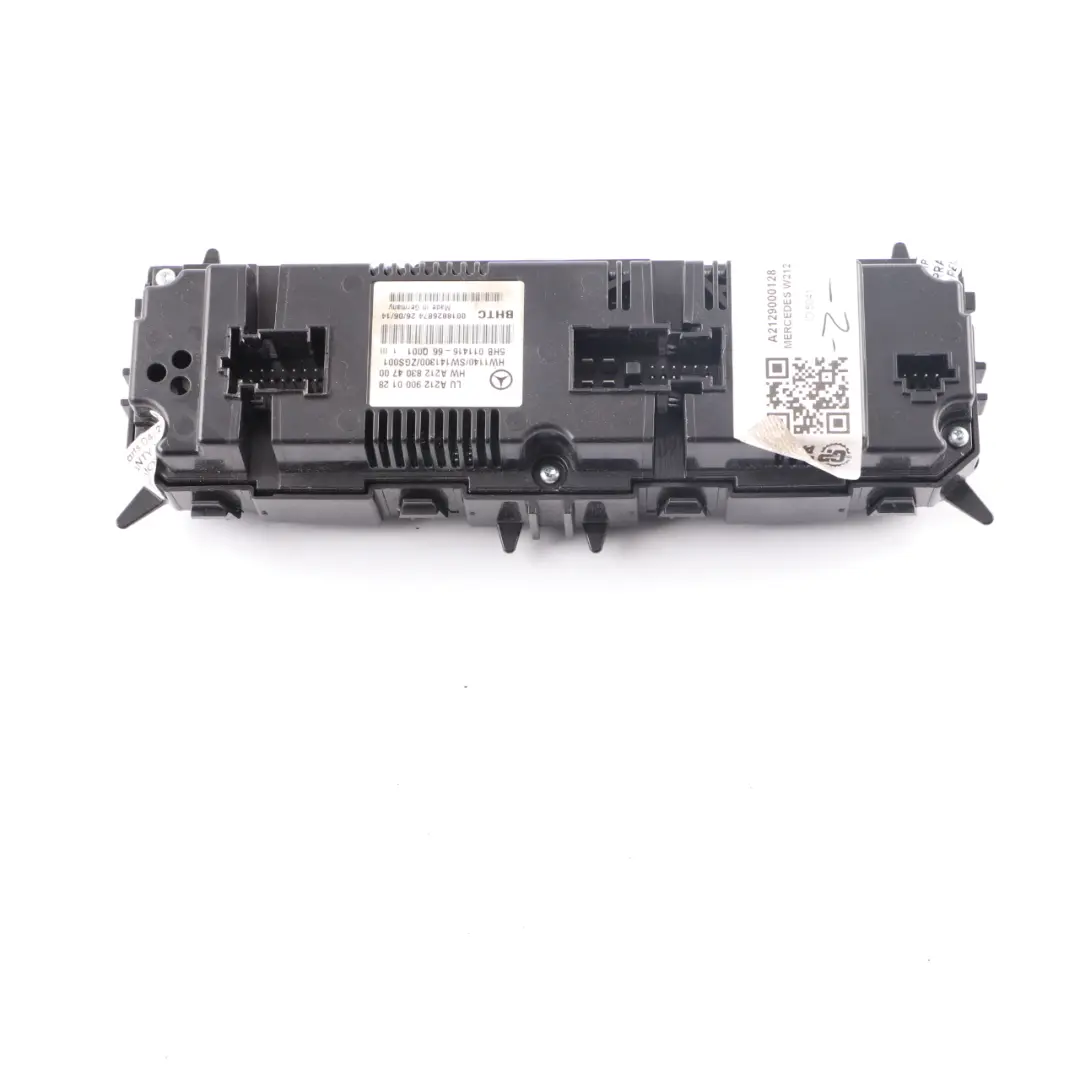 Mercedes W212 Heater Blower Air Conditioning Control Panel Switch - SKU A2129000128 - Part number A2129000128