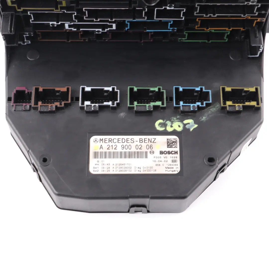 Vorderer Sicherungskasten Mercedes W204 C207 Relaissteuergerät SAM für mit Teilenummer A2129000206 Vorderer Sicherungskasten Mercedes W204 C207 Relaissteuergerät SAM - SKU A2129000206 - Teilenummer A2129000206