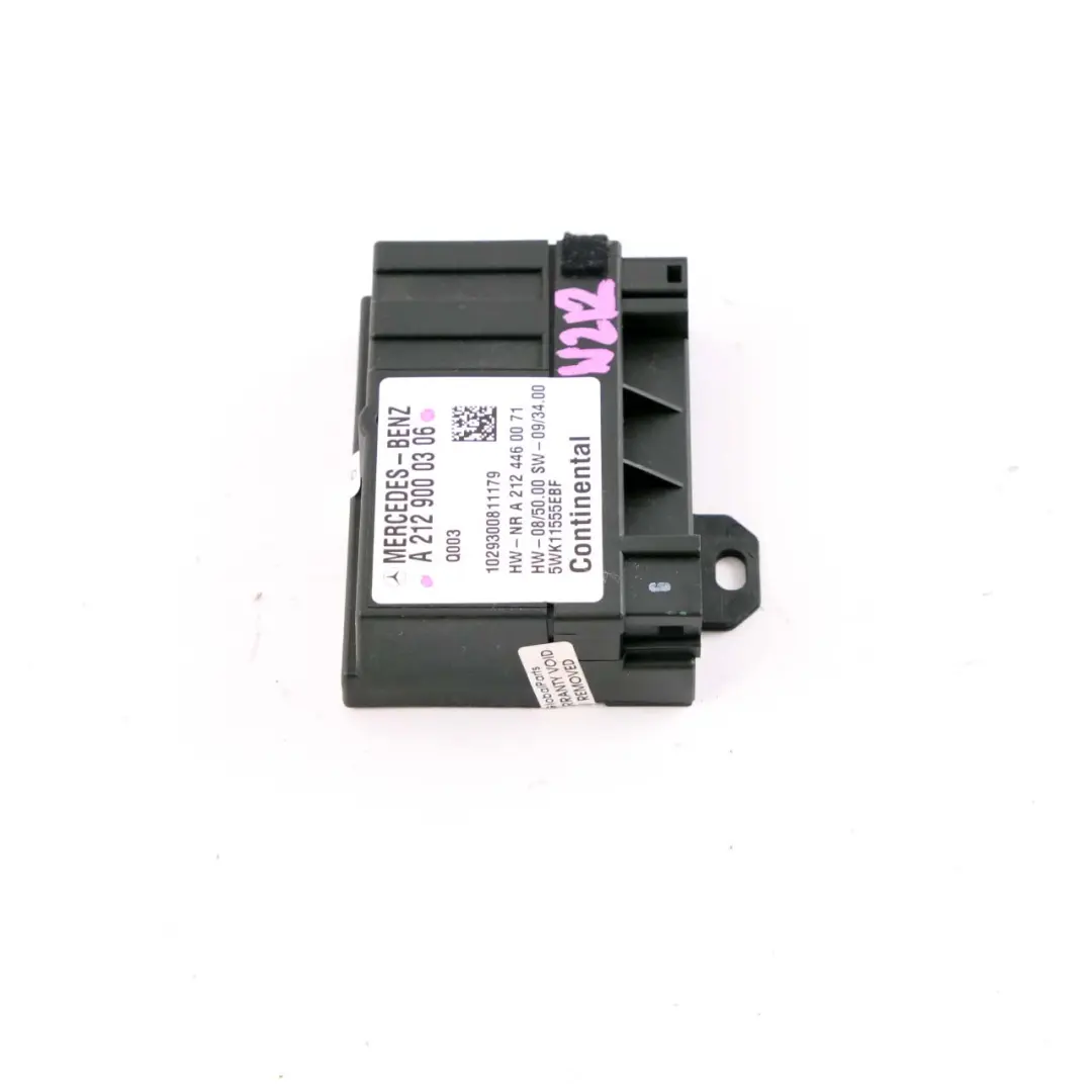 Mercedes W212 Kraftstoff Pumpe Modul Steuerung Einheit - SKU A2129000306 - Teilenummer A2129000306