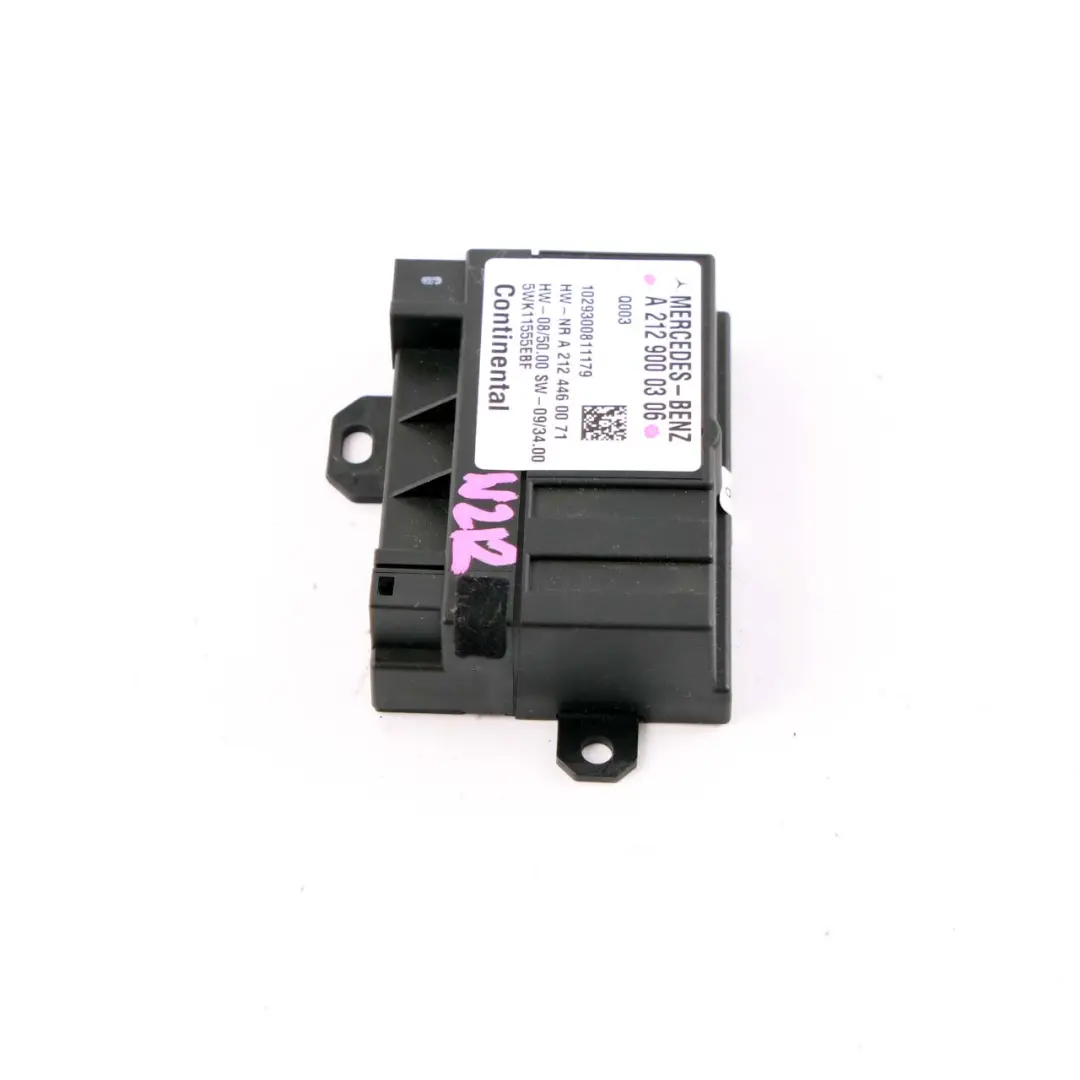 Mercedes W212 Kraftstoff Pumpe Modul Steuerung Einheit - SKU A2129000306 - Teilenummer A2129000306