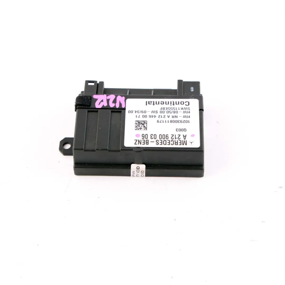 Modulo de Bomba de Combustible Unidad de Control para Mercedes W212 con número de pieza A2129000306 Mercedes W212 Modulo de Bomba de Combustible Unidad de Control - SKU A2129000306 - Número de pieza A2129000306