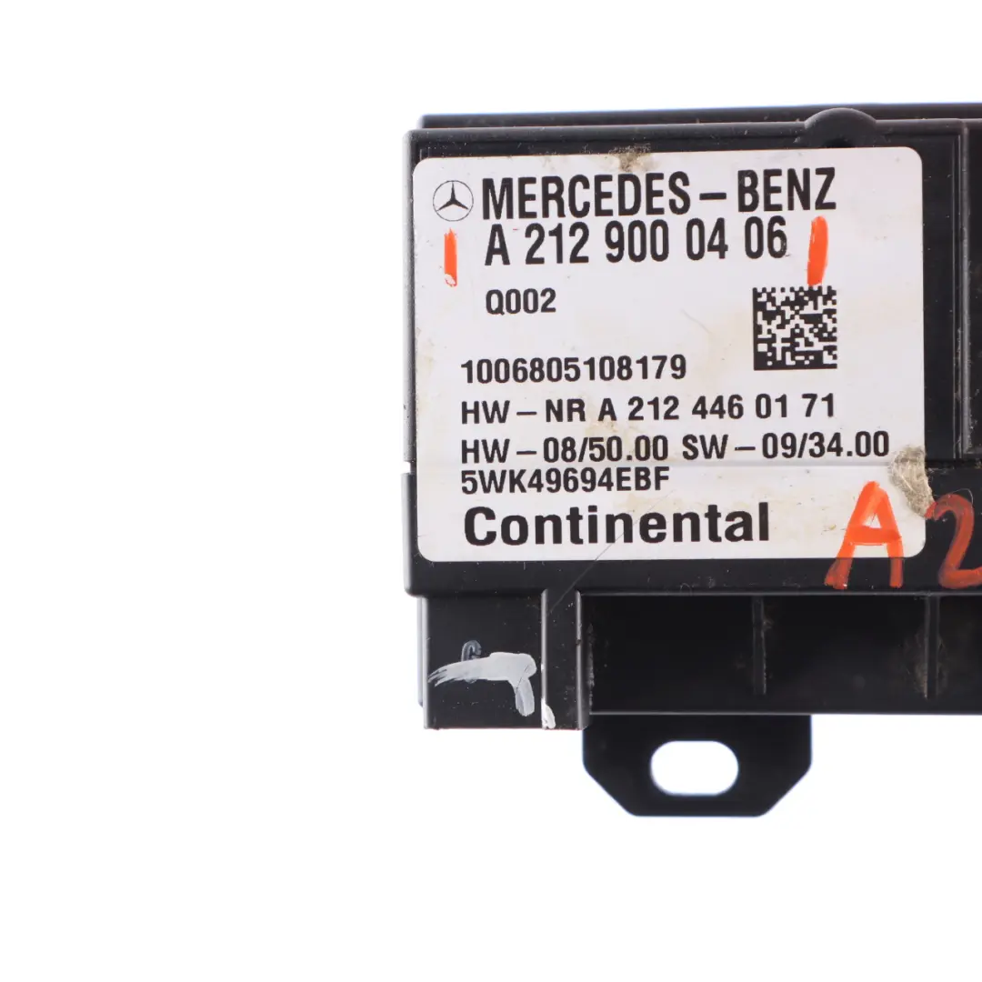 Fuel Pump Module Mercedes W207 C207 A207 Control Unit ECU - SKU A2129000406 - Part number A2129000406