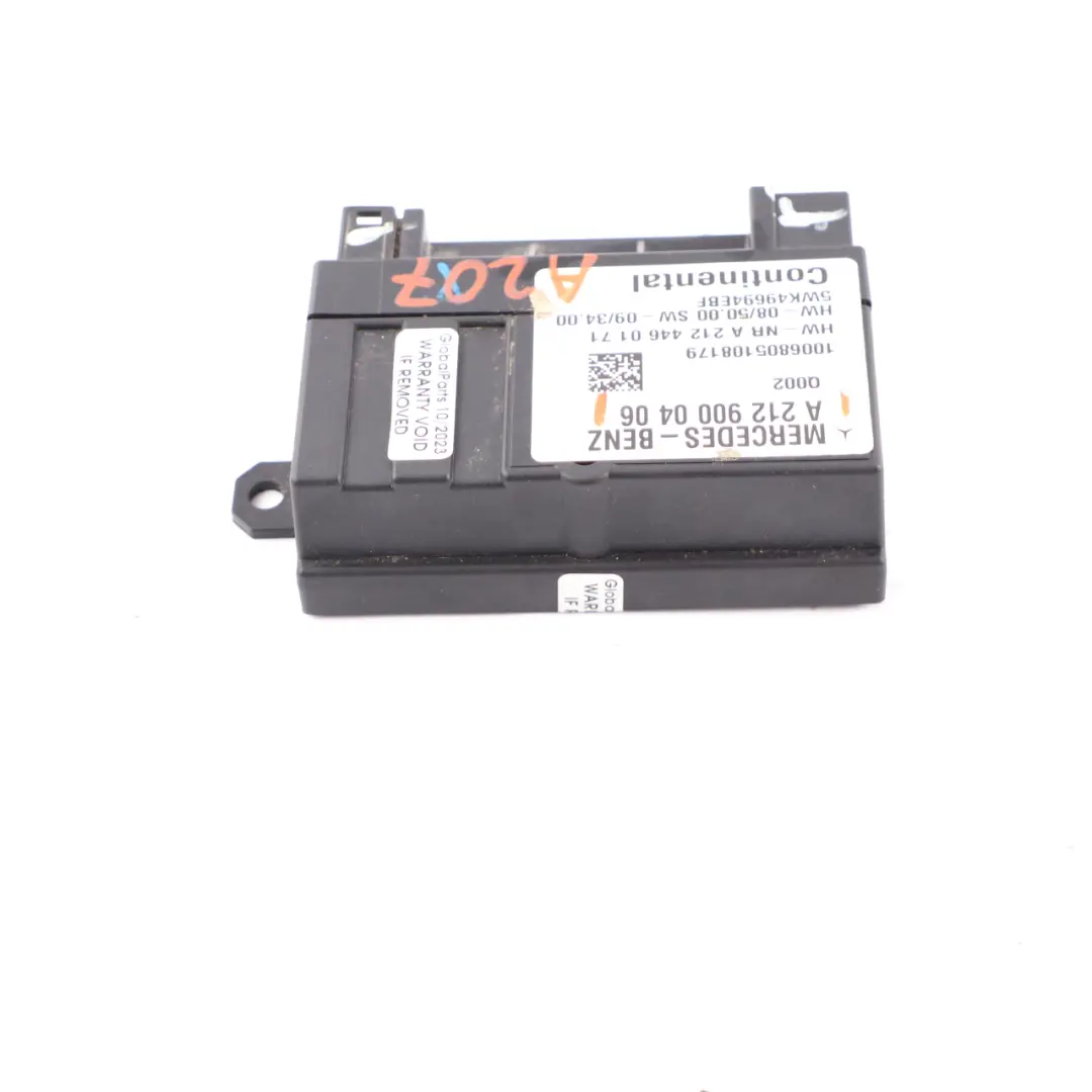 Mercedes W207 C207 A207 Moduł Sterownik Pompy Paliwa ECU - SKU A2129000406 - Numer Części A2129000406