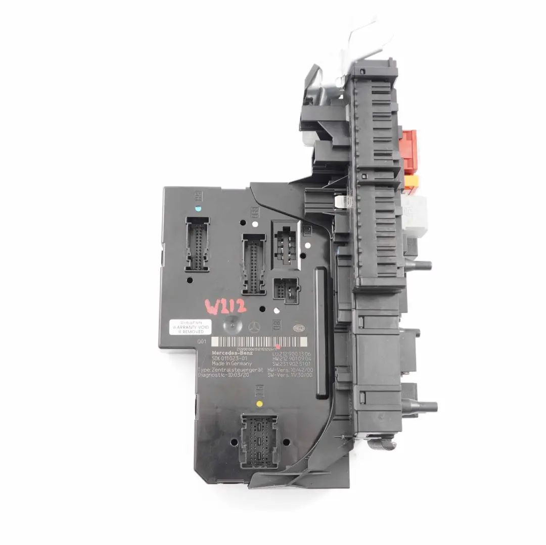 Caja Fusibles Trasera SAM Relé Unidad Control Módulo para Mercedes W212 con número de pieza A2129001306 Mercedes W212 Caja Fusibles Trasera SAM Relé Unidad Control Módulo - SKU A2129001306 - Número de pieza A2129001306