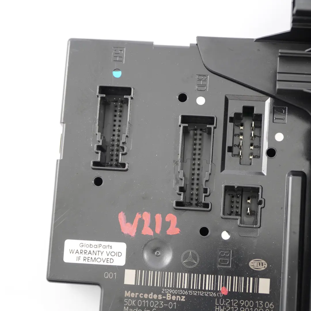 Mercedes W212 Sicherungskasten Hinten SAM Relais Steuergerät Modul - SKU A2129001306 - Teilenummer A2129001306