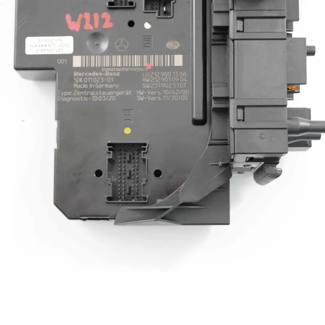 Mercedes W212 Fuse Box Rear SAM Relay Control Unit Module - SKU A2129001306 - Part number A2129001306