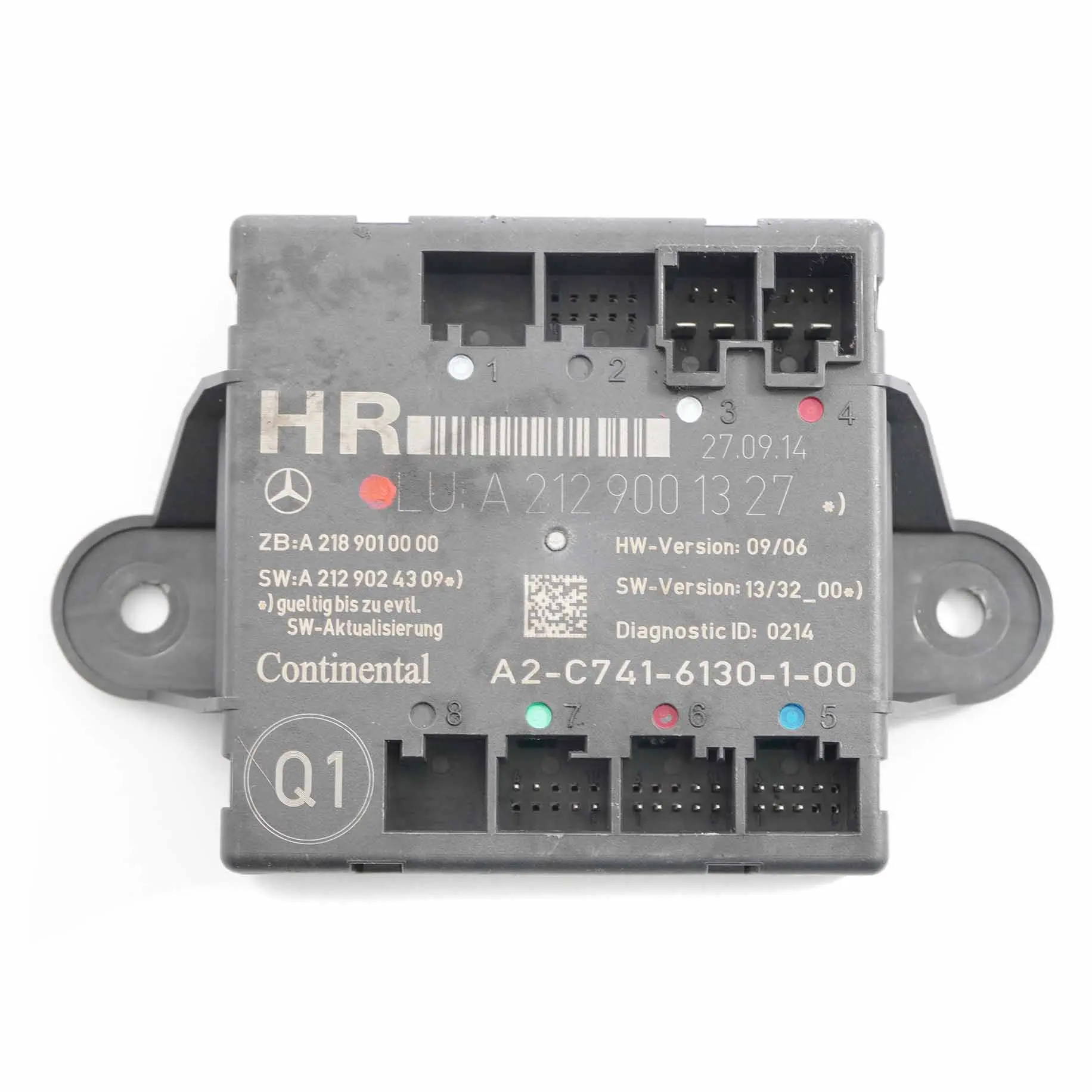 Module Porte Mercedes W204 W212 Module D'unité Contrôle Arrière A2129001327