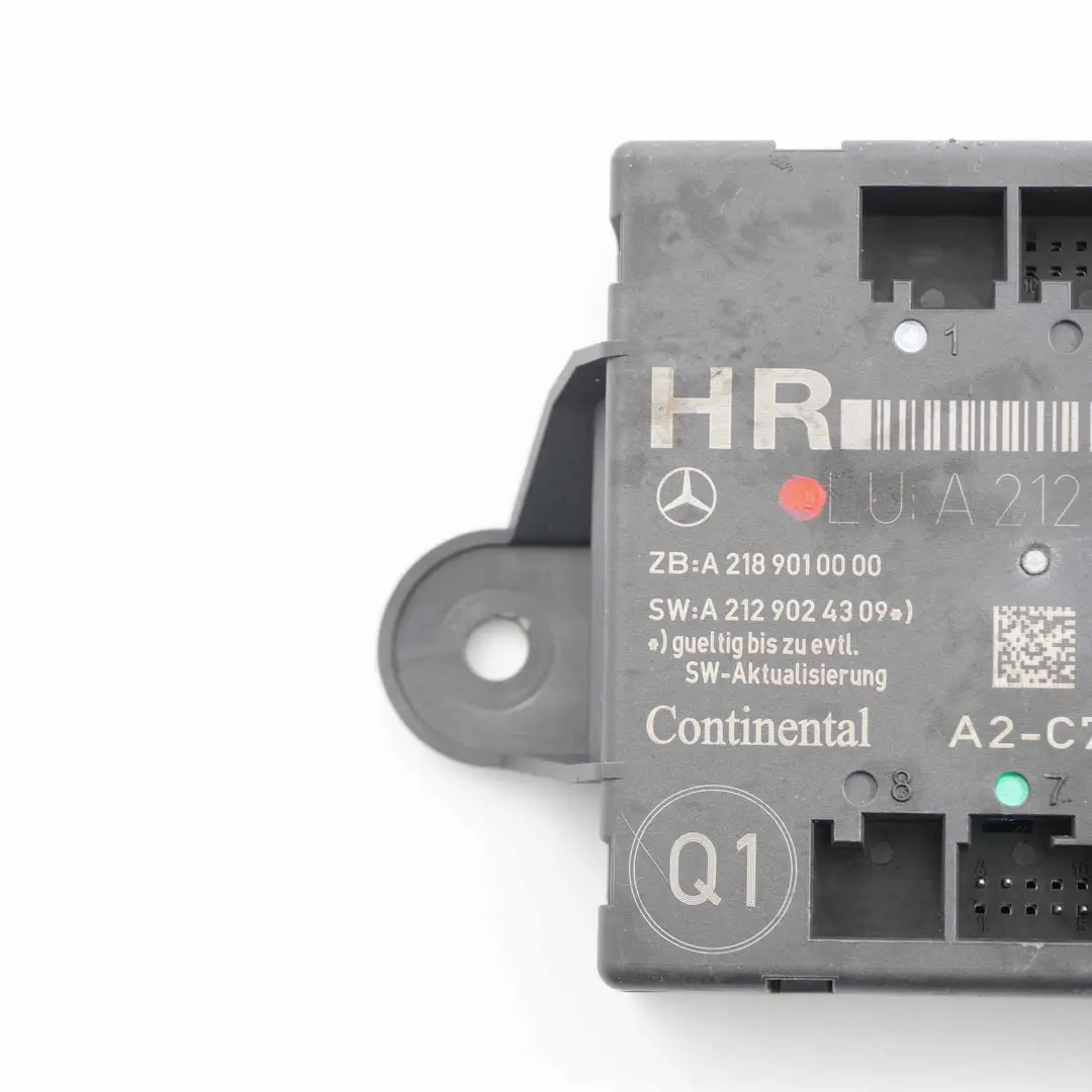  Module Porte Mercedes W204 W212 Module D'unité Contrôle Arrière - SKU A2129001327 - Numéro de pièce A2129001327