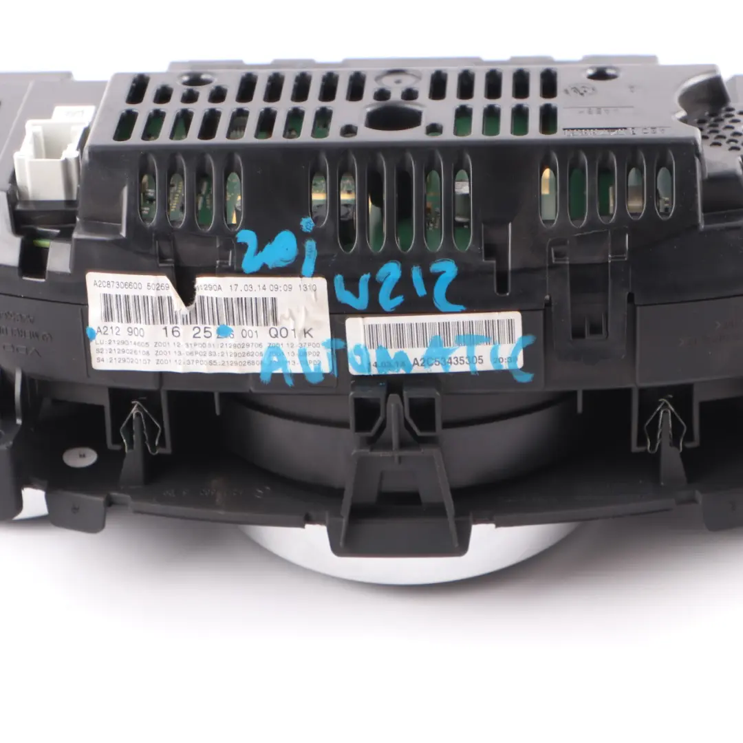 Instrument Cluster MPH Speedometer RPM Gauge Automatic to Mercedes W212 with Part number A2129001625 Mercedes W212 Instrument Cluster MPH Speedometer RPM Gauge Automatic - SKU A2129001625 - Part number A2129001625