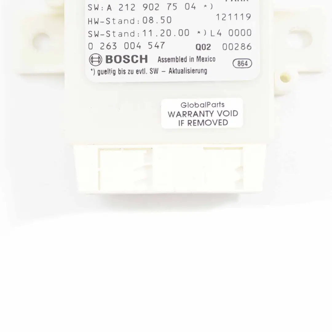 Mercedes W212 PDC Parking Distance Control Unit Module Sensor - SKU A2129001711 - Part number A2129001711