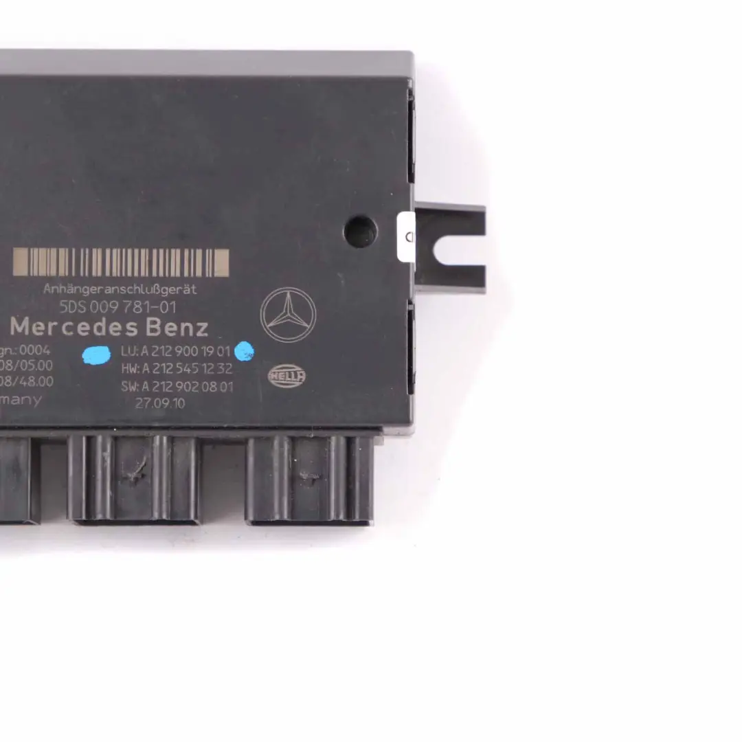 Towing Hitch Trailer Hook Module Control Unit to Mercedes W212 with Part number A2129001901 Mercedes W212 Towing Hitch Trailer Hook Module Control Unit - SKU A2129001901 - Part number A2129001901
