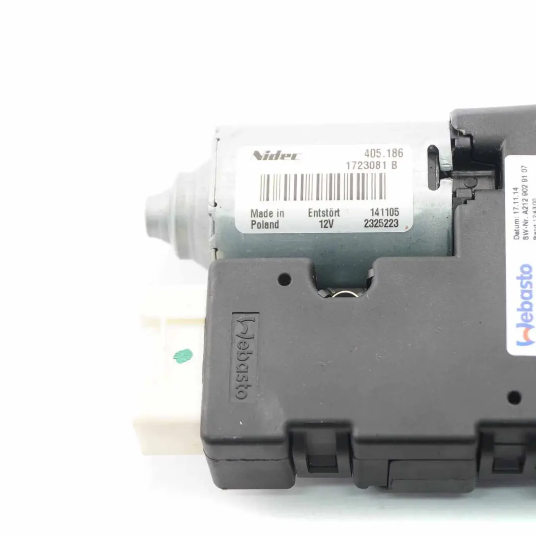  Sunroof Drive Mercedes W212 Sun Roof Motor Actuator Unit - SKU A2129002023 - Part number A2129002023