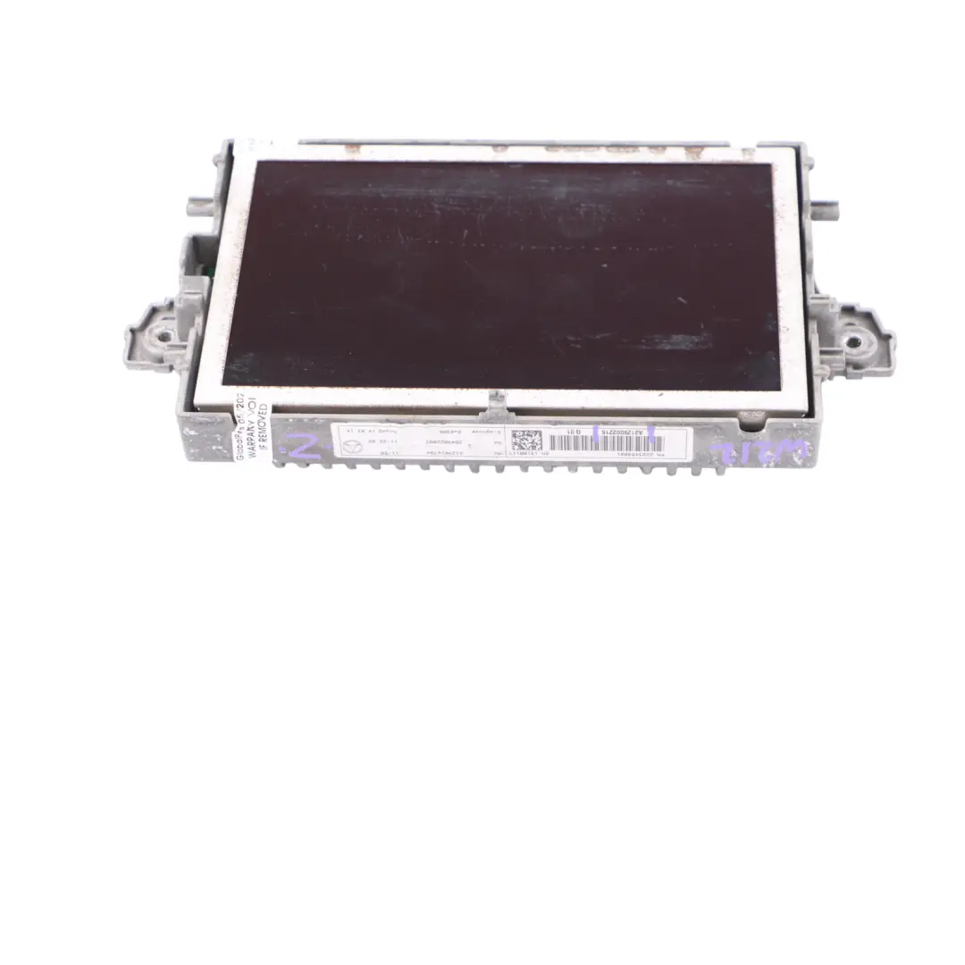 Display Screen Mercedes W212 Information Navigation Dashboard  - SKU A2129002216-1 - Part number A2129002216