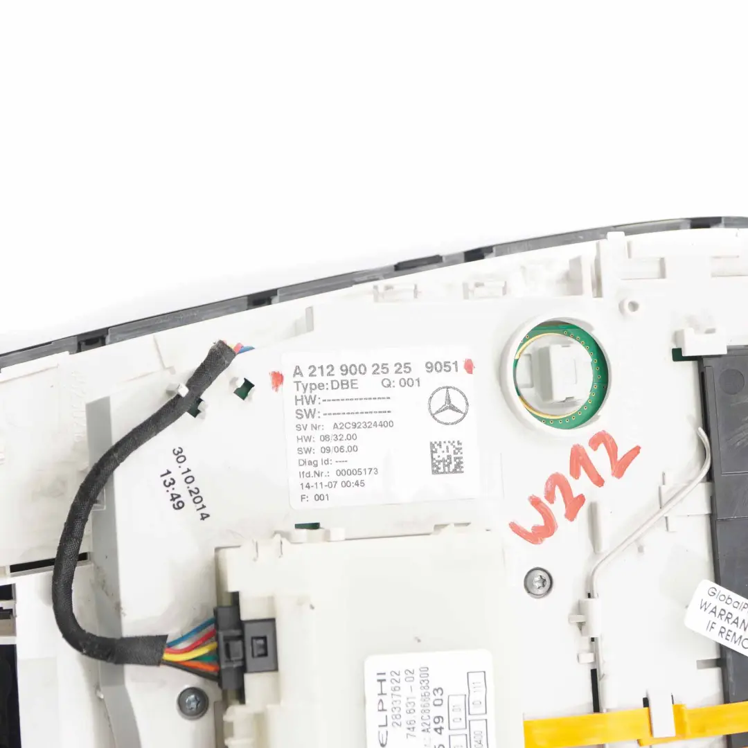 Mercedes W212 Dach leuchte Leselampe Innenraum Schalttafel Schwarz - SKU A2129002525 - Teilenummer A2129002525