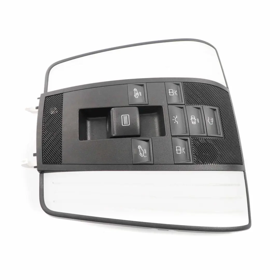 Mercedes W212 Roof Light Reading Lamp Interior Switch Panel Black - SKU A2129002525 - Part number A2129002525