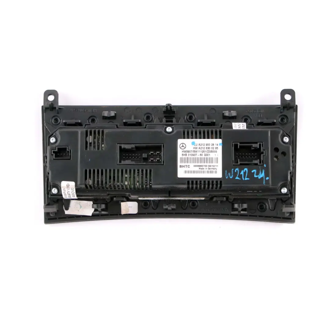 Panneau climatisation Mercedes W212 Automatique Chauffage A/C pour à propos du numéro de pièce A2129002814 Panneau climatisation Mercedes W212 Automatique Chauffage A/C - SKU A2129002814 - Numéro de pièce A2129002814