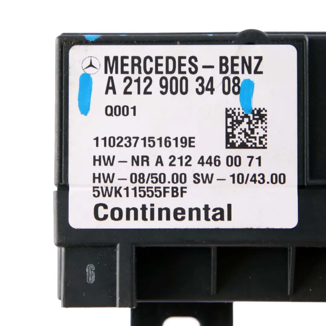 MERCEDES W204 W221 Moduł Sterownik Pompy Paliwa - SKU A2129003408 - Numer Części A2129003408