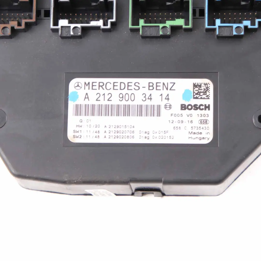  Fuse Box Mercedes C204 W204 Front Relay Control Unit Module SAM - SKU A2129003414 - Part number A2129003414