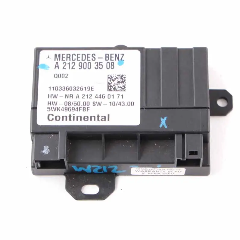 W207 W906 Unidad Control Bomba Combustible Módulo ECU para Mercedes con número de pieza A2129003508 Mercedes W207 W906 Unidad Control Bomba Combustible Módulo ECU - SKU A2129003508 - Número de pieza A2129003508