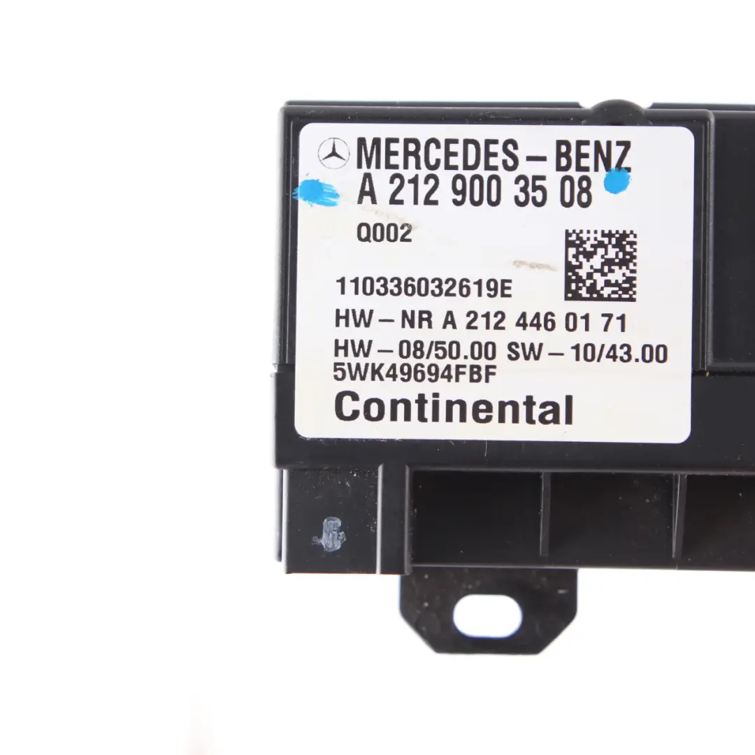 W207 W906 Unidad Control Bomba Combustible Módulo ECU para Mercedes con número de pieza A2129003508 Mercedes W207 W906 Unidad Control Bomba Combustible Módulo ECU - SKU A2129003508 - Número de pieza A2129003508