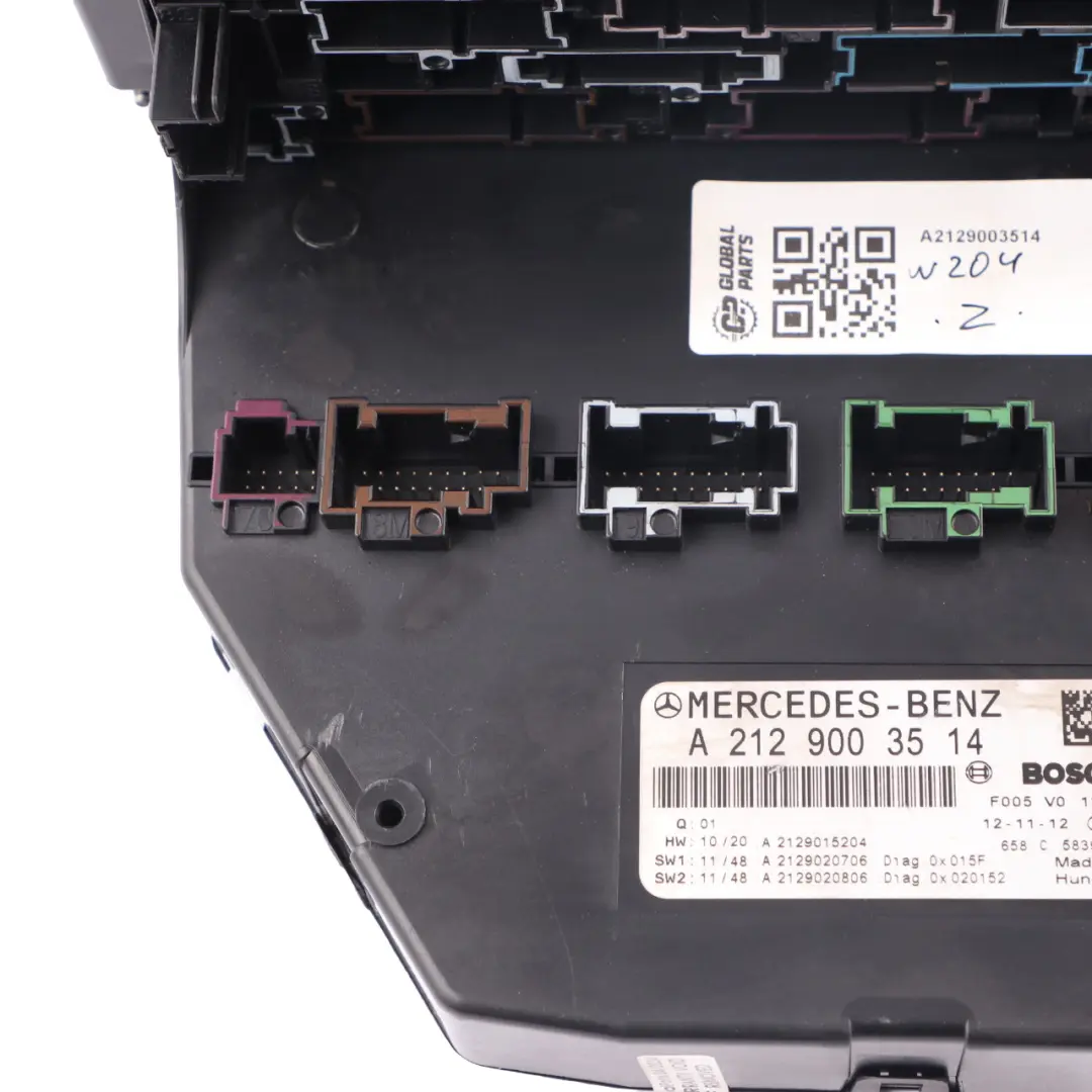 Sam Unit Fuse Box Control Module to Mercedes W204 with Part number A2129003514 Mercedes W204 Sam Unit Fuse Box Control Module - SKU A2129003514 - Part number A2129003514