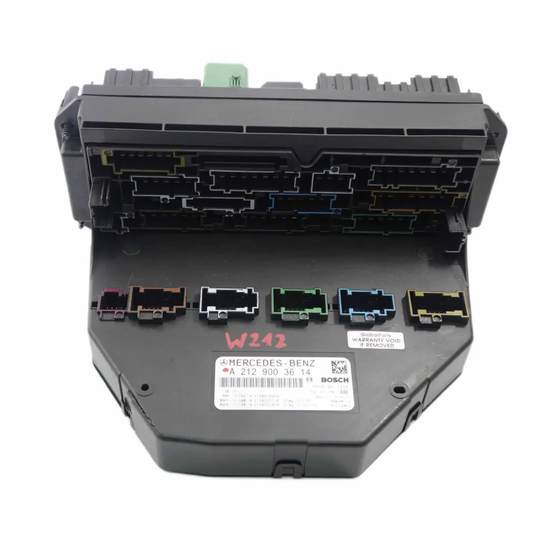  Caja Fusibles Mercedes W212 Trasero Control Módulo Eléctrico SAM - SKU A2129003614 - Número de pieza A2129003614
