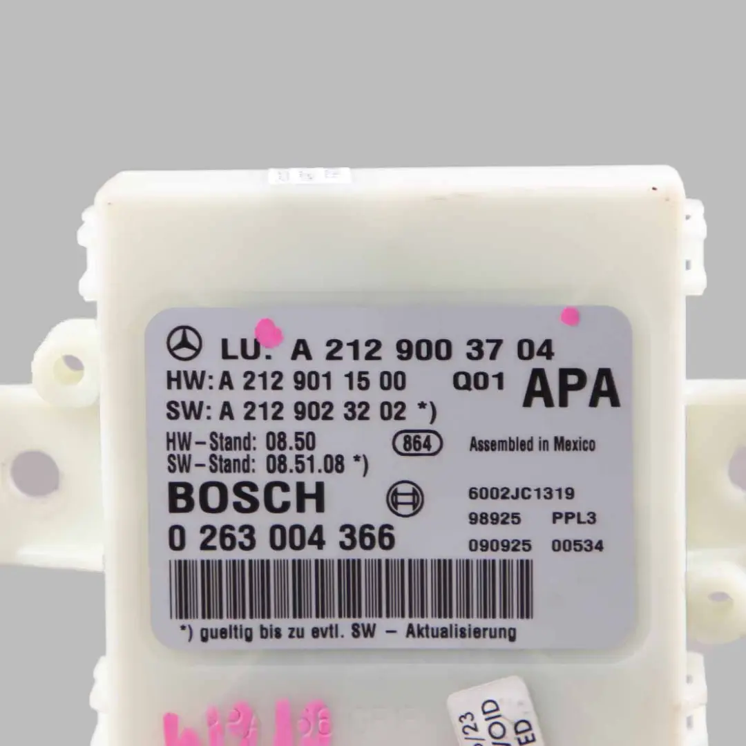 Parkmodul Mercedes W207 W212 PDC Abstandsregeltempomat Sensor für mit Teilenummer A2129003704 Parkmodul Mercedes W207 W212 PDC Abstandsregeltempomat Sensor - SKU A2129003704 - Teilenummer A2129003704