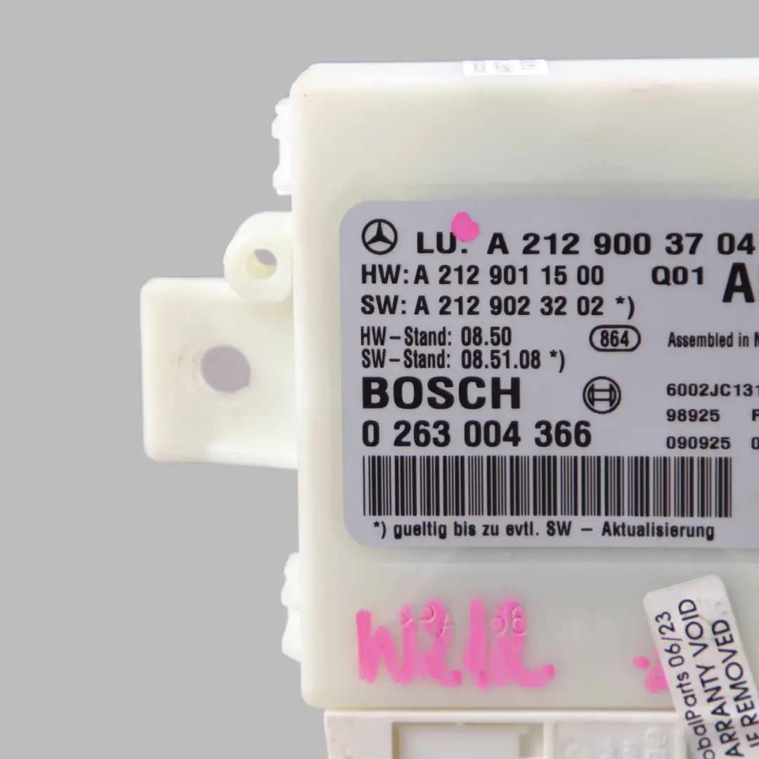 Mercedes W212 PDC Module De Contrôle Distance Stationnement Capteur - SKU A2129003704 - Numéro de pièce A2129003704