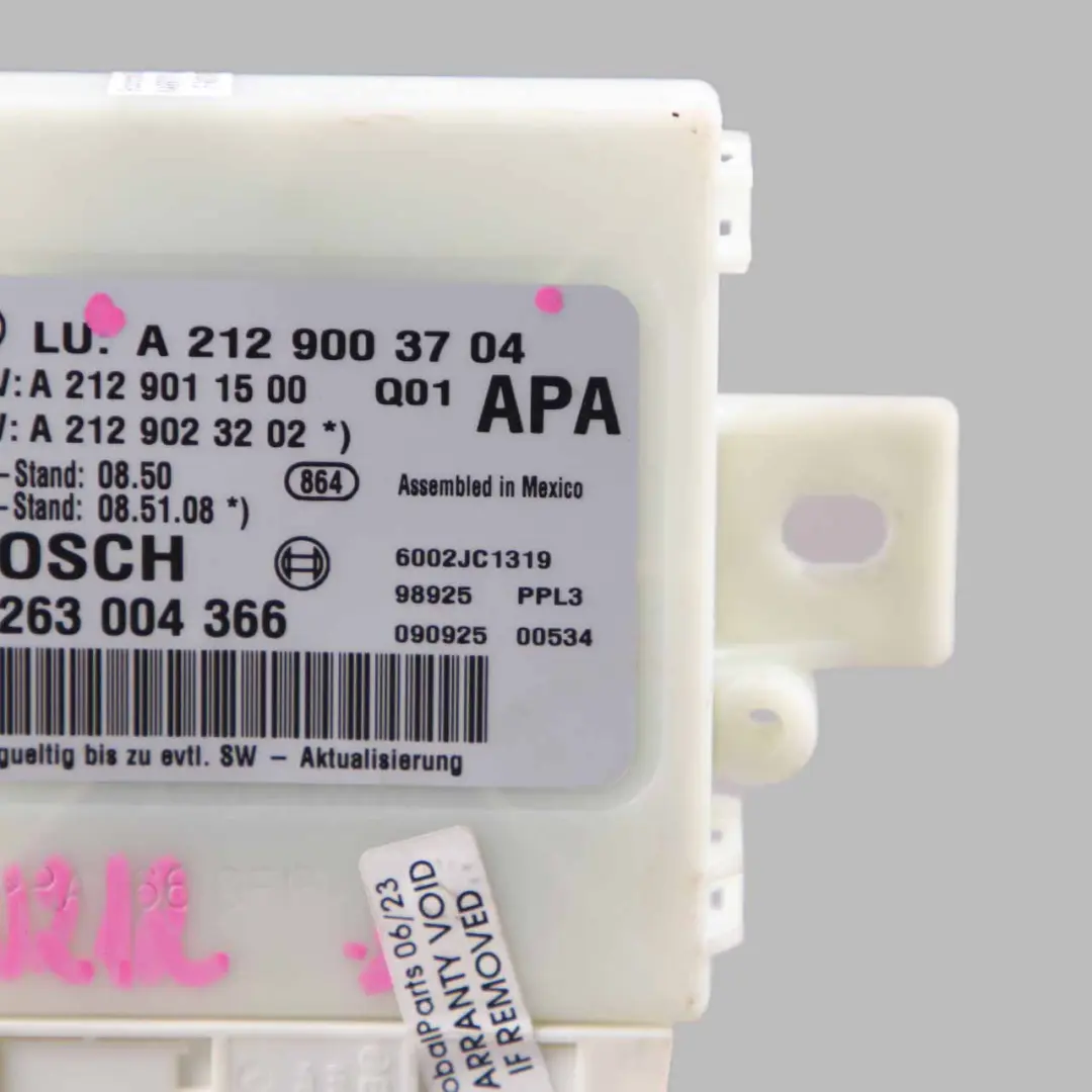 Mercedes W212 PDC Module De Contrôle Distance Stationnement Capteur - SKU A2129003704 - Numéro de pièce A2129003704