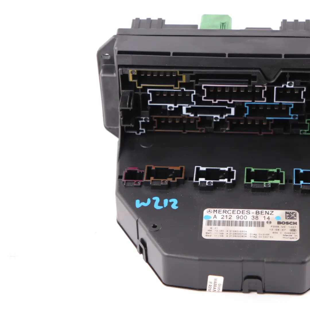 Fuse Box Mercedes W204 W212 Front Relay Control Unit Module SAM to with Part number A2129003814 Fuse Box Mercedes W204 W212 Front Relay Control Unit Module SAM - SKU A2129003814 - Part number A2129003814
