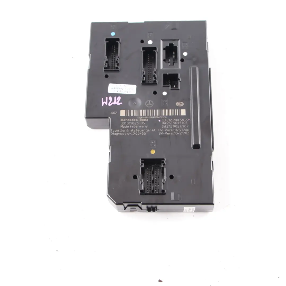 SAM Module Mercedes W212 Fuse Box Relay Control Unit to with Part number A2129003822 SAM Module Mercedes W212 Fuse Box Relay Control Unit - SKU A2129003822 - Part number A2129003822