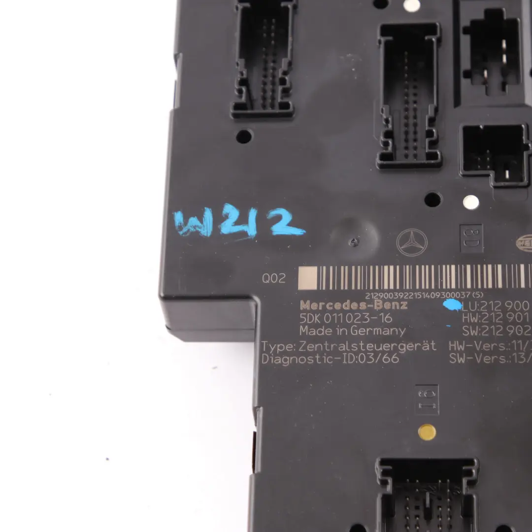 Mercedes W212 Scatola dei fusibili Modulo di controllo del relè SAM posteriore - SKU A2129003922 - Numero di parte A2129003922