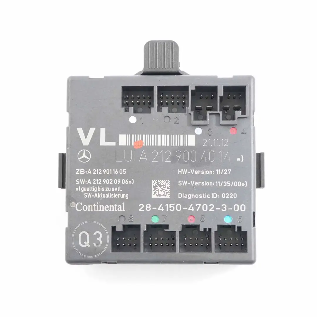 Módulo Control De Puerta Delantera Izquierda para Mercedes W204 W212 con número de pieza A2129004014 Mercedes W204 W212 Módulo Control De Puerta Delantera Izquierda - SKU A2129004014 - Número de pieza A2129004014