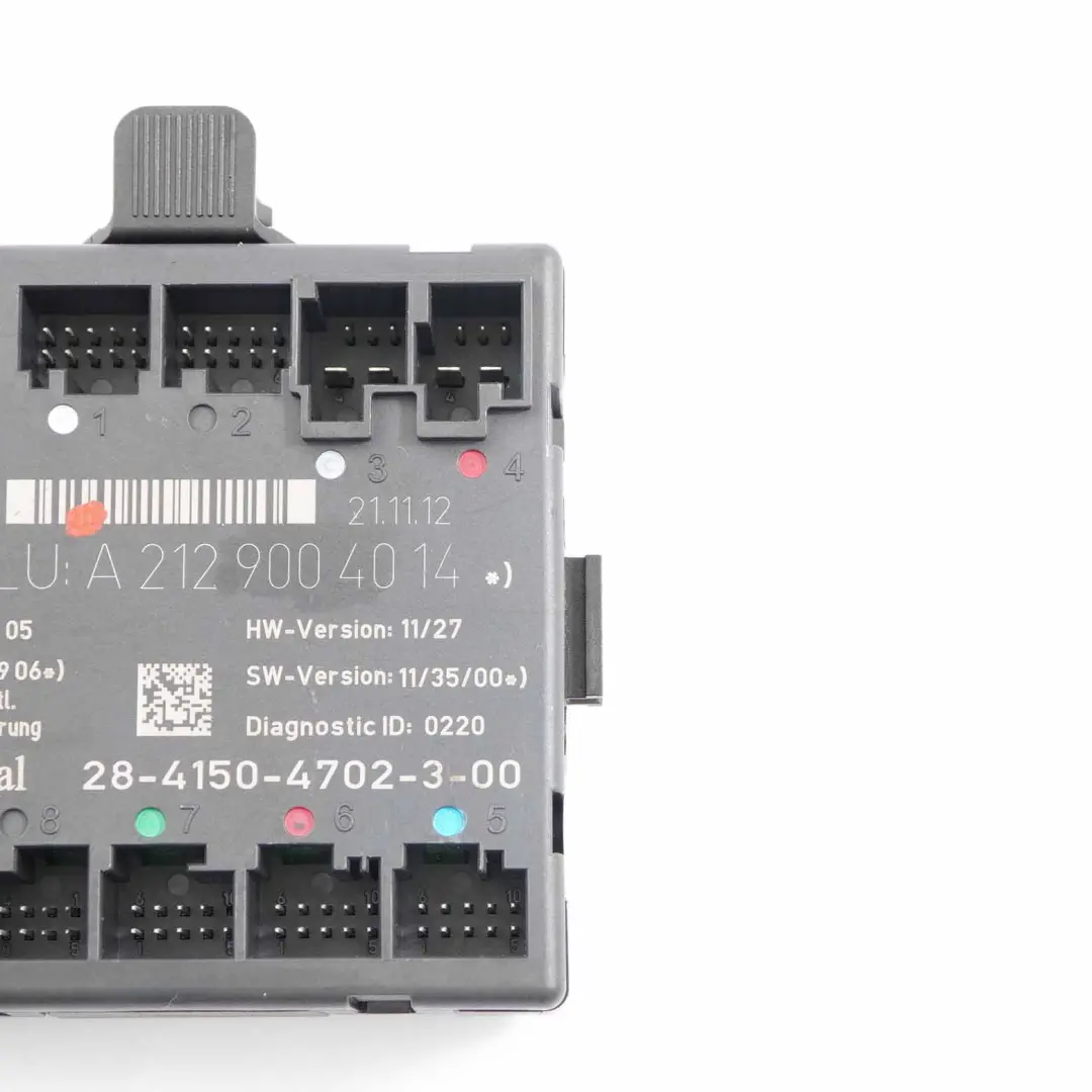 Module De Commande De Porte Avant Gauche pour Mercedes W204 W212 à propos du numéro de pièce A2129004014 Mercedes W204 W212 Module De Commande De Porte Avant Gauche - SKU A2129004014 - Numéro de pièce A2129004014