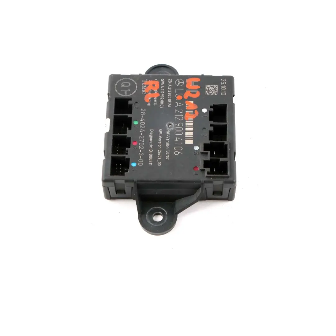  Door Module Mercedes W212 Rear Left N/S Control Unit - SKU A2129004106 - Part number A2129004106