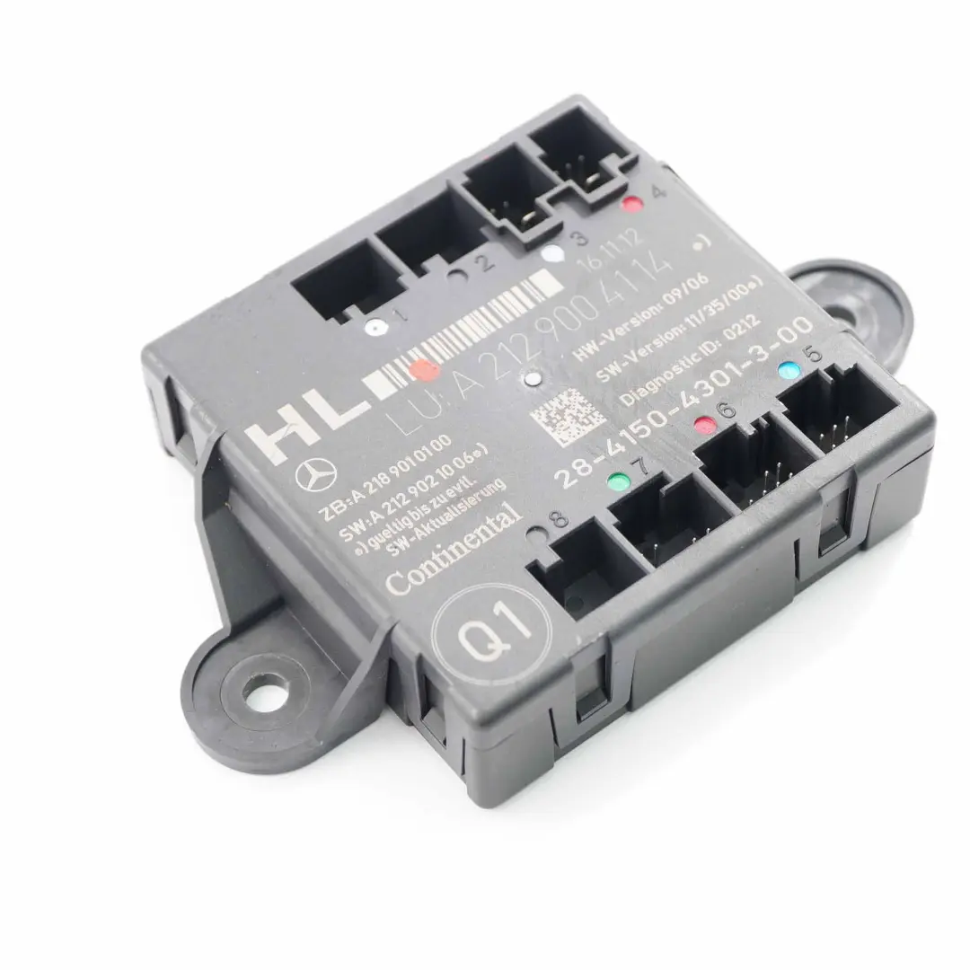 Modulo Porta Mercedes W212 Posteriore Sinistra Unità Di Controllo per con numero di parte A2129004114 Modulo Porta Mercedes W212 Posteriore Sinistra Unità Di Controllo - SKU A2129004114 - Numero di parte A2129004114