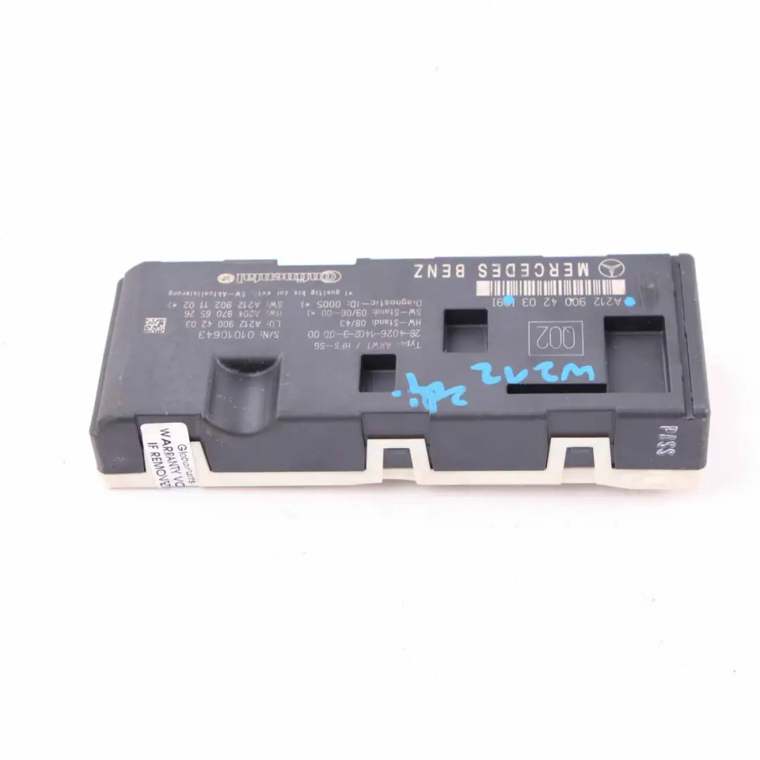 Mercedes W212 Bootlid Control Unit Trunk Lid Module - SKU A2129004203 - Part number A2129004203