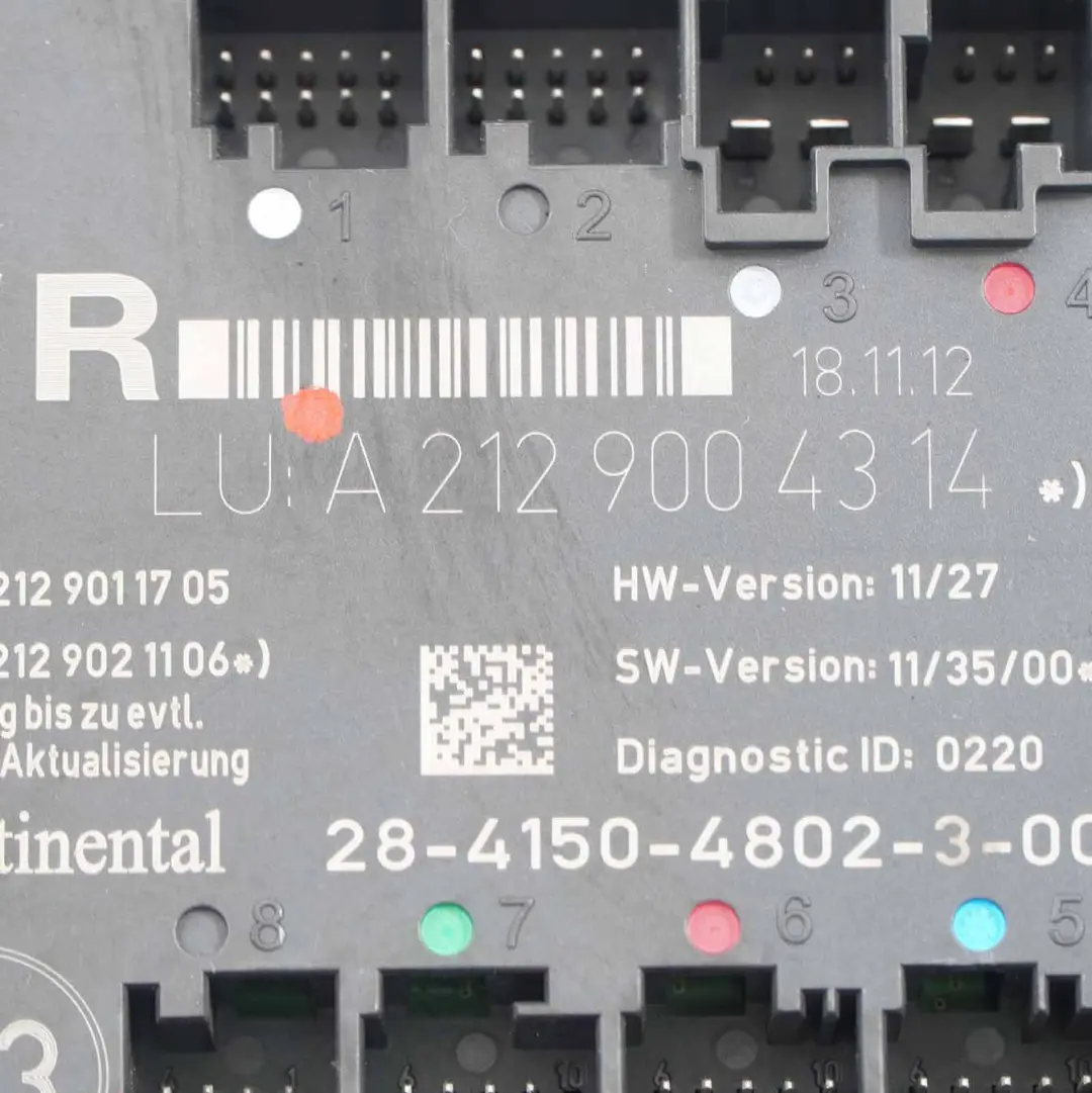 Mercedes W204 W212 Moduł Drzwi Prawy Przód - SKU A2129004314 - Numer Części A2129004314