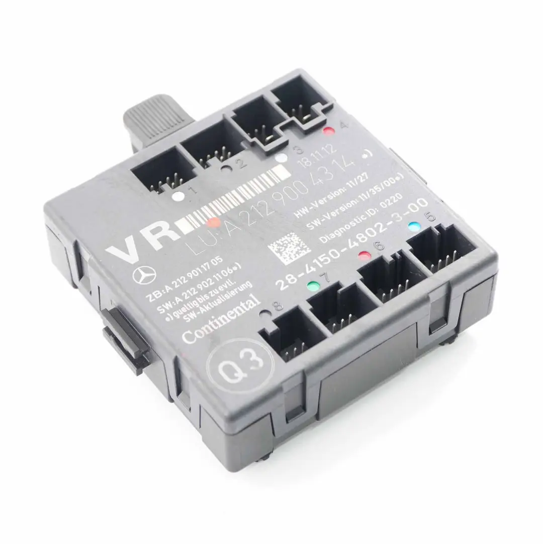 Door Module Mercedes W204 W212 Front Right O/S Control Unit to with Part number A2129004314 Door Module Mercedes W204 W212 Front Right O/S Control Unit - SKU A2129004314 - Part number A2129004314