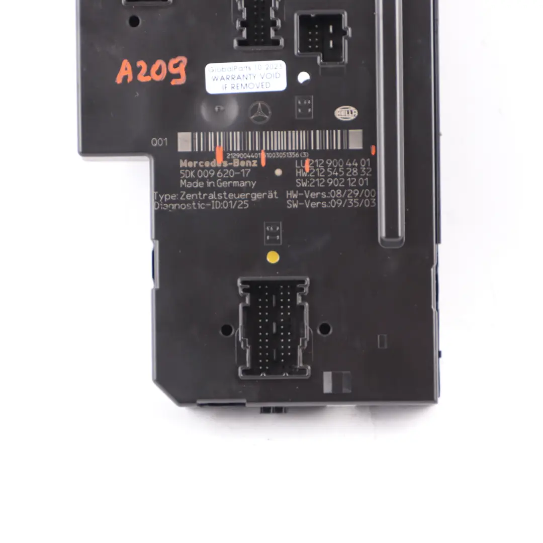 SAM Module Mercedes W207 A207 C207 Rear Control Unit ECU to with Part number A2129004401 SAM Module Mercedes W207 A207 C207 Rear Control Unit ECU - SKU A2129004401 - Part number A2129004401