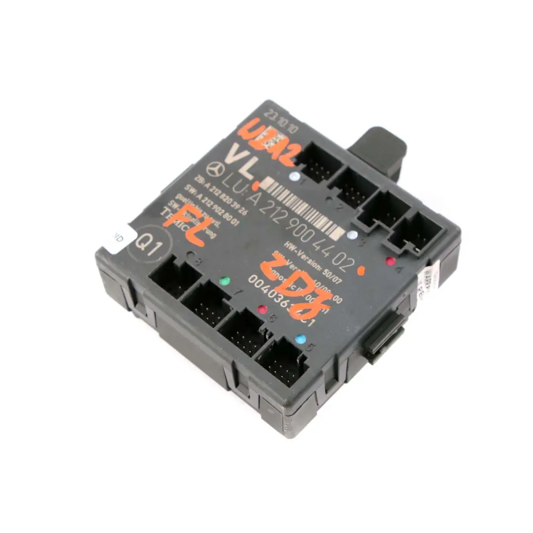 Módulo Puerta Mercedes W212 Unidad Control Delantera Izquierda para con número de pieza A2129004402 Módulo Puerta Mercedes W212 Unidad Control Delantera Izquierda - SKU A2129004402 - Número de pieza A2129004402